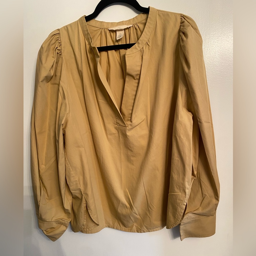 H&M Khaki Blouse